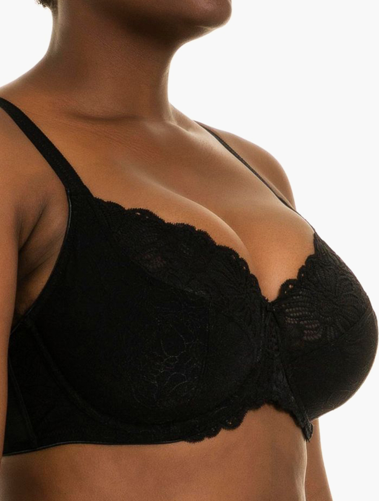 Shop Woolworths Black Secret Leaves Underwire Minimiser Bra for Women from MyRunway.co.za